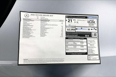 2026 Mercedes-Benz GLS GLS 450 4MATIC®