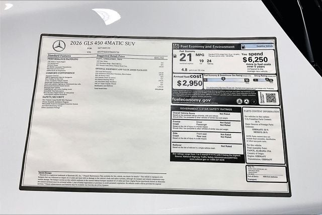 2026 Mercedes-Benz GLS GLS 450 4MATIC®