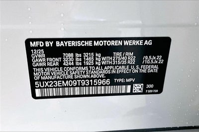 2026 BMW X7 xDrive40i