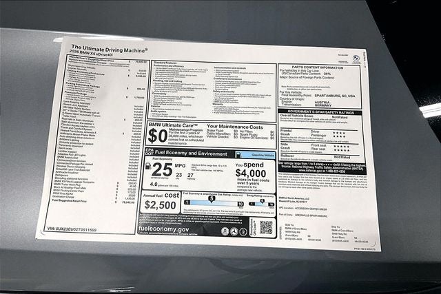 2026 BMW X5 xDrive40i