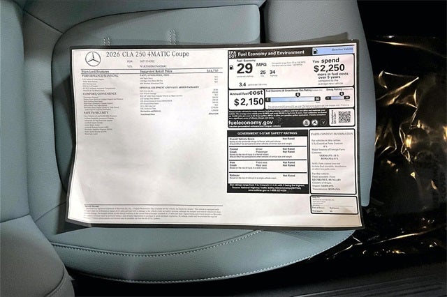 2026 Mercedes-Benz CLA CLA 250 4MATIC®