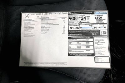 2026 Mercedes-Benz E-Class E 53 AMG® 4MATIC®
