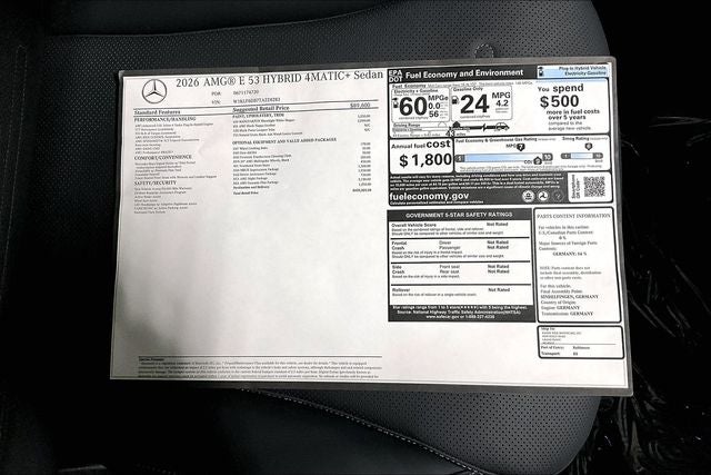 2026 Mercedes-Benz E-Class E 53 AMG® 4MATIC®