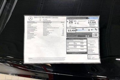 2026 Mercedes-Benz CLE CLE 300 4MATIC®