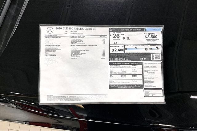 2026 Mercedes-Benz CLE CLE 300 4MATIC®