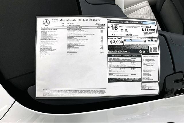 2026 Mercedes-Benz SL-Class SL 55 AMG® 4MATIC®