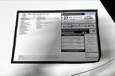 2026 Mercedes-Benz GLB GLB 250 4MATIC®