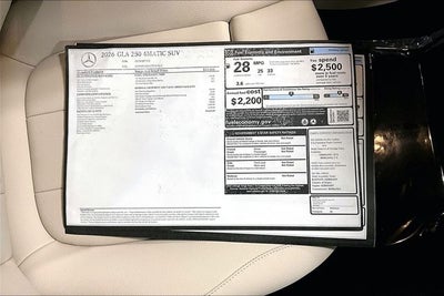 2026 Mercedes-Benz GLA GLA 250 4MATIC®
