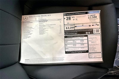 2026 Mercedes-Benz GLA GLA 250 4MATIC®