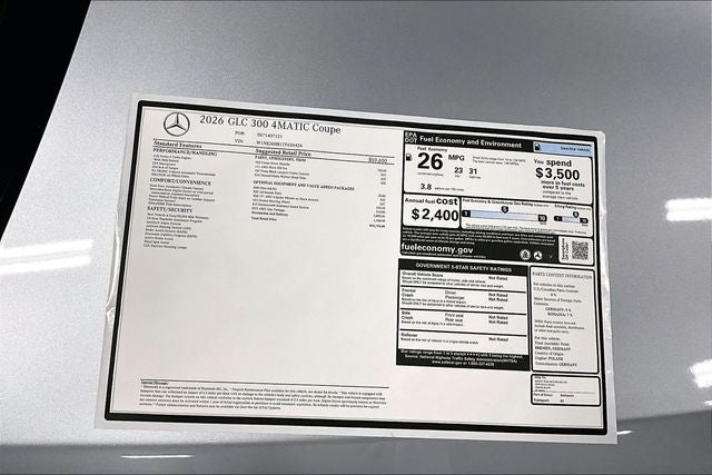 2026 Mercedes-Benz GLC GLC 300 Coupe 4MATIC®