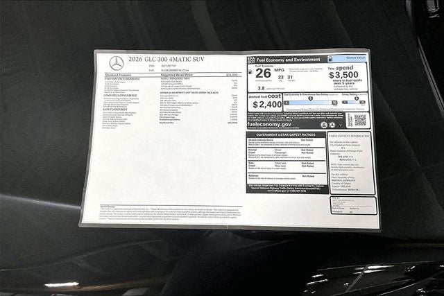 2026 Mercedes-Benz GLC GLC 300 4MATIC®