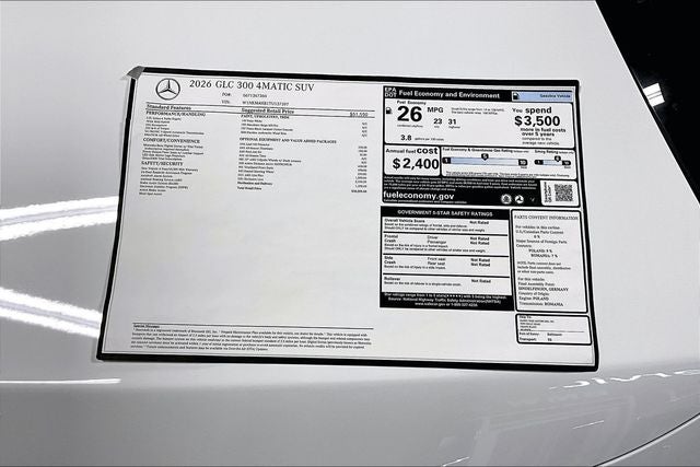 2026 Mercedes-Benz GLC GLC 300 4MATIC®
