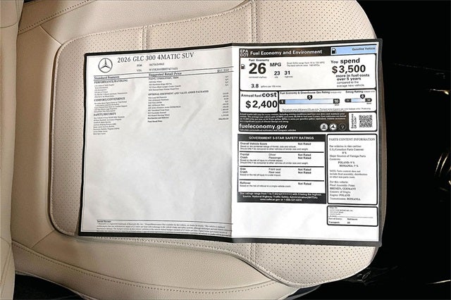 2026 Mercedes-Benz GLC GLC 300 4MATIC®