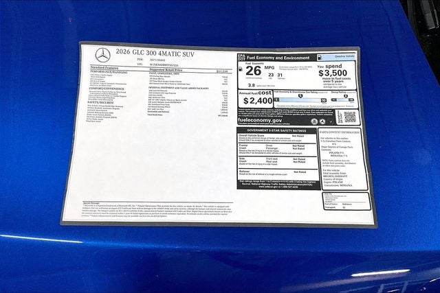 2026 Mercedes-Benz GLC GLC 300 4MATIC®