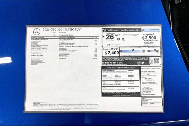 2026 Mercedes-Benz GLC GLC 300 4MATIC®