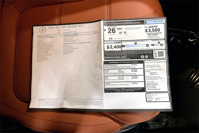 2026 Mercedes-Benz GLC GLC 300 4MATIC®