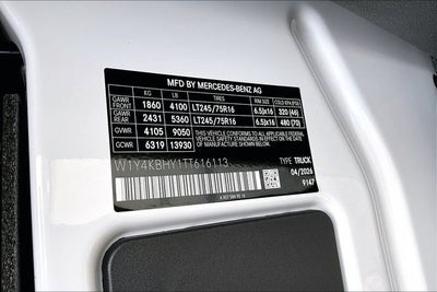 2026 Mercedes-Benz Sprinter 2500 Cargo 144 WB