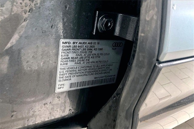 2018 Audi Q7 2.0T Premium Plus quattro