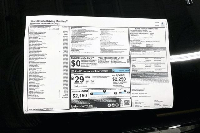 2026 BMW 4 Series 430i Gran Coupe