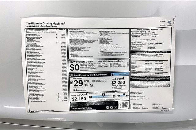 2026 BMW 4 Series 430i Gran Coupe