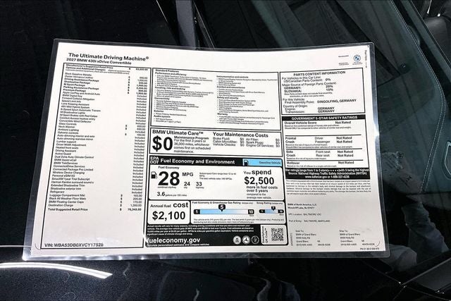 2027 BMW 4 Series 430i xDrive
