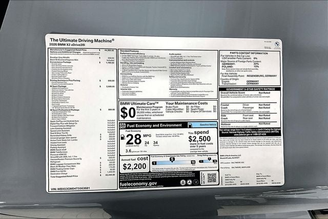 2026 BMW X2 xDrive28i