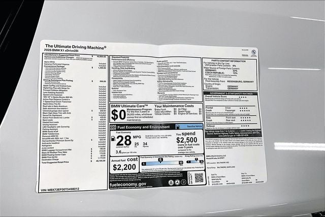 2026 BMW X1 xDrive28i