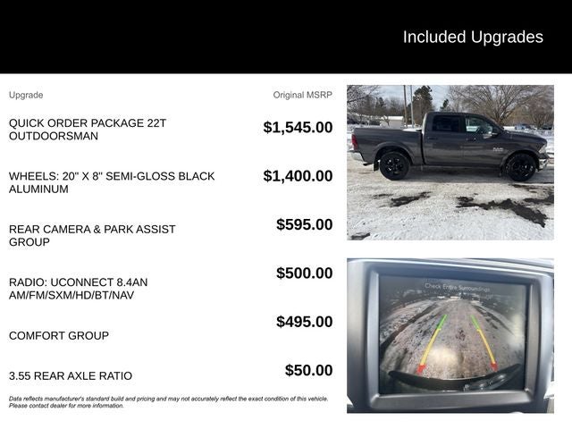 2015 RAM 1500 Outdoorsman