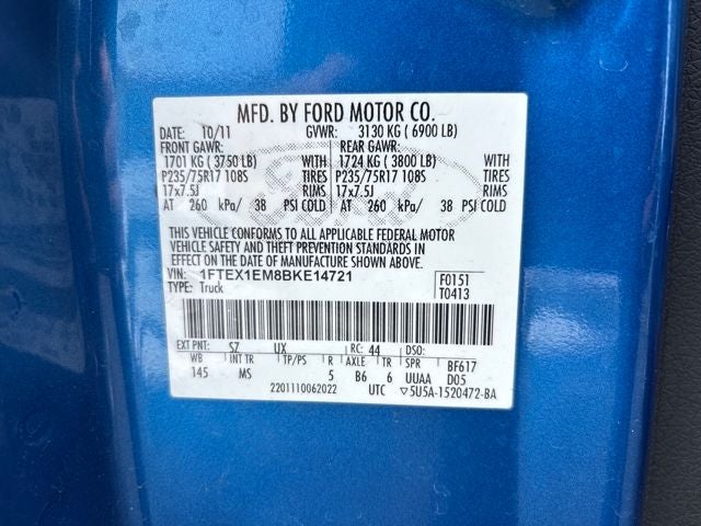 2011 Ford F-150 XLT