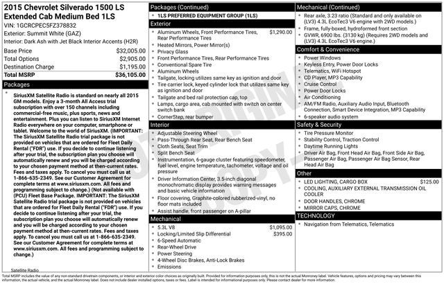 2015 Chevrolet Silverado 1500 LS