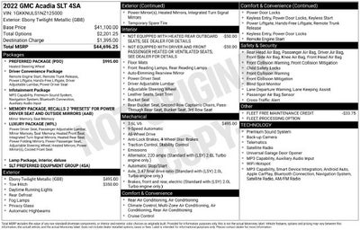 2022 GMC Acadia SLT