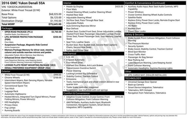 2016 GMC Yukon Denali