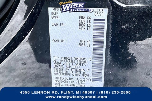 2024 Nissan Altima 2.5 SV