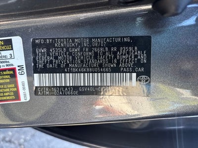2008 Toyota Camry XLE