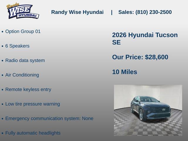2026 Hyundai Tucson SE FWD
