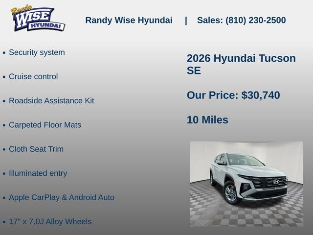 2026 Hyundai Tucson SE AWD