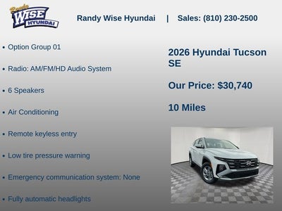 2026 Hyundai Tucson SE AWD