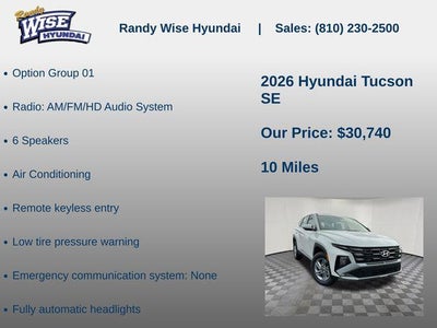 2026 Hyundai Tucson SE AWD