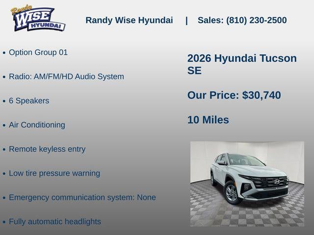 2026 Hyundai Tucson SE AWD