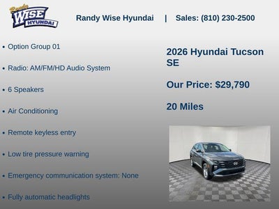 2026 Hyundai Tucson SE AWD