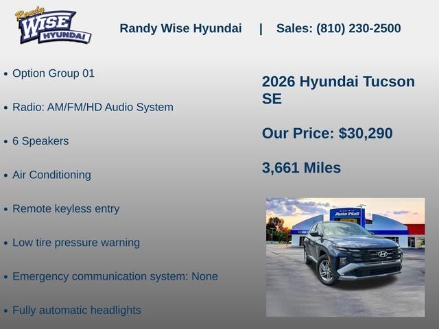 2026 Hyundai Tucson SE AWD