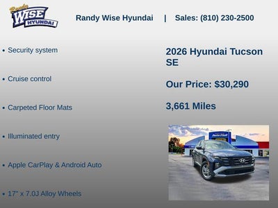 2026 Hyundai Tucson SE AWD