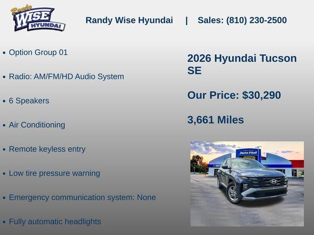 2026 Hyundai Tucson SE AWD