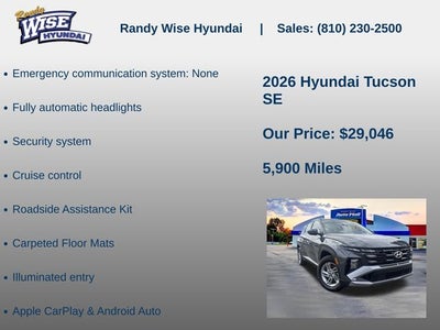2026 Hyundai Tucson SE AWD