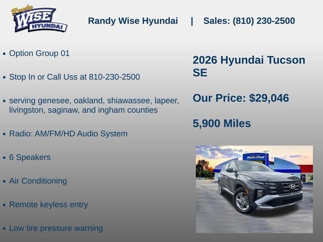 2026 Hyundai Tucson SE AWD
