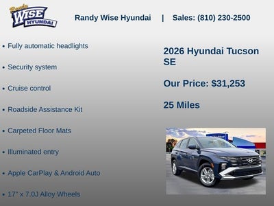 2026 Hyundai Tucson SE AWD