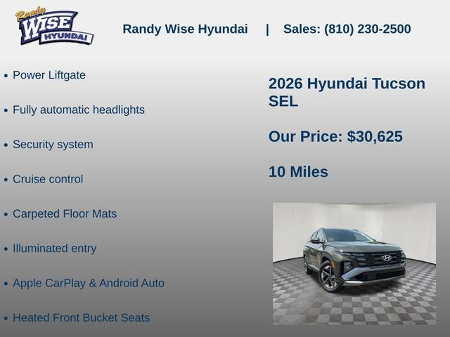 2026 Hyundai Tucson SEL FWD