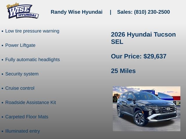 2026 Hyundai Tucson SEL FWD