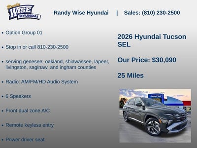 2026 Hyundai Tucson SEL FWD