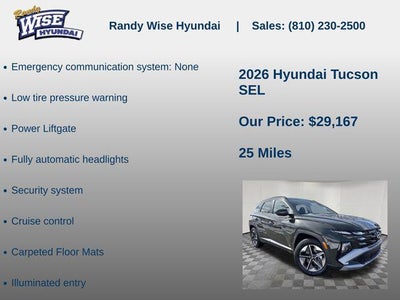 2026 Hyundai Tucson SEL FWD